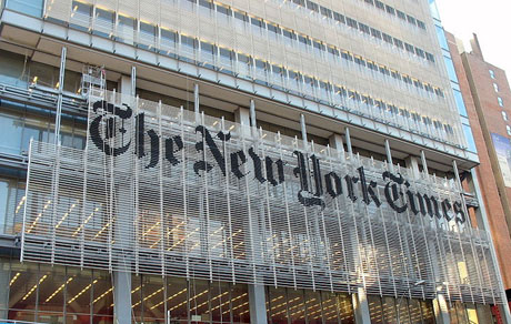 NYT starts Chinese site; microblogs go offline
